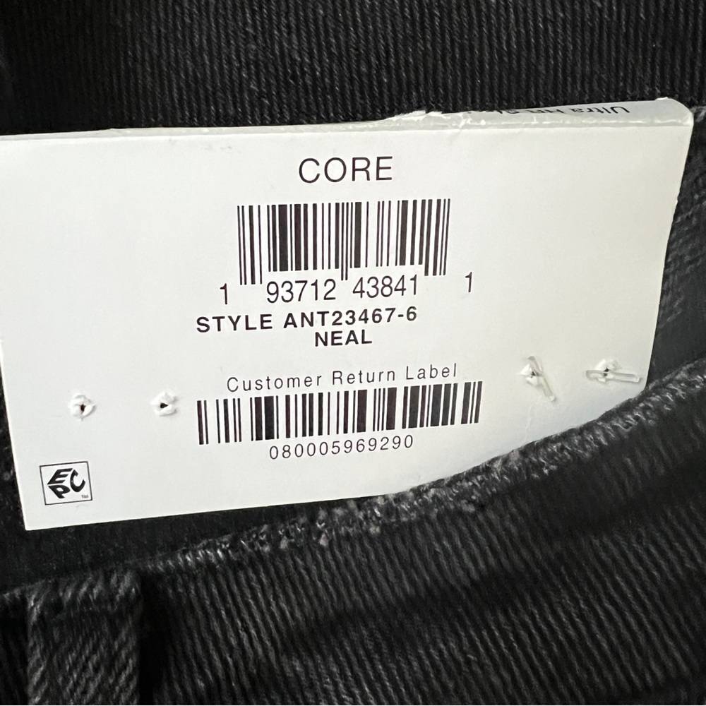 AND NOW THIS Black Ultra High Rise Jeans 90’s Inspired Fit Straight Leg … - Picture 8 of 10